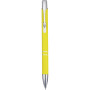 Moneta recycled aluminium ballpoint pen - Yellow