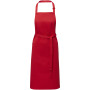 Andrea 240 g/m² apron with adjustable neck strap - Red