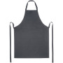 Andrea 240 g/m² apron with adjustable neck strap - Dark grey