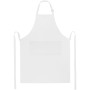 Andrea 240 g/m² apron with adjustable neck strap - White
